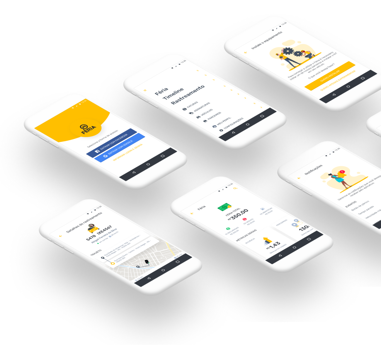 SoftDesign - Cases Consultoria UX Design - Aplicativo Féria