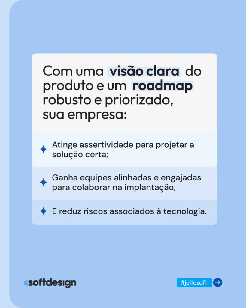 Importância da visão clara do produto e um roadmap para inovação