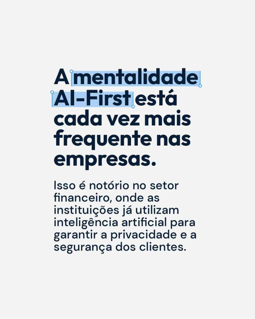 Carrossel sobre AI First